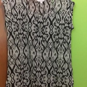 Black and white tank top